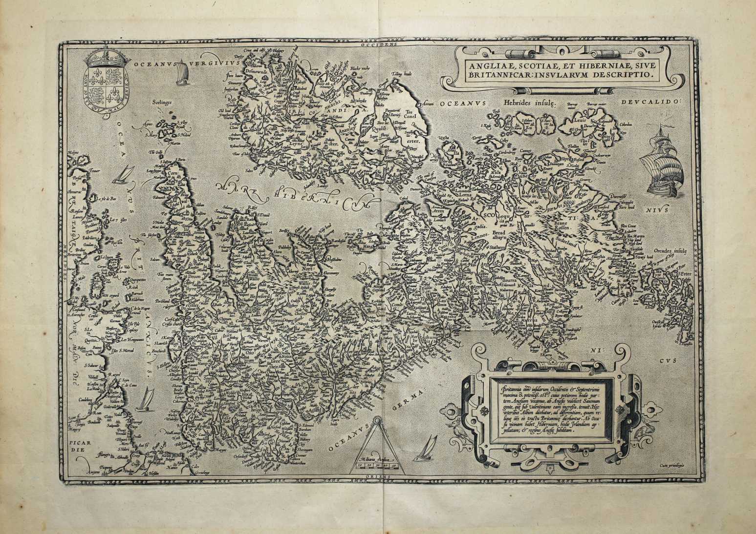 Angliae Scotiae Et Hiberniae Sive Britannicar Insularum Descriptio