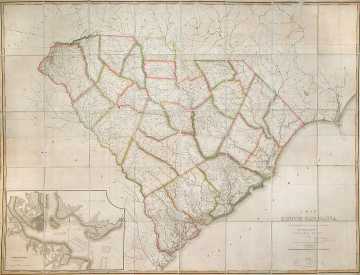 A Map of South Carolina: Constructed and Drawn from the District ...