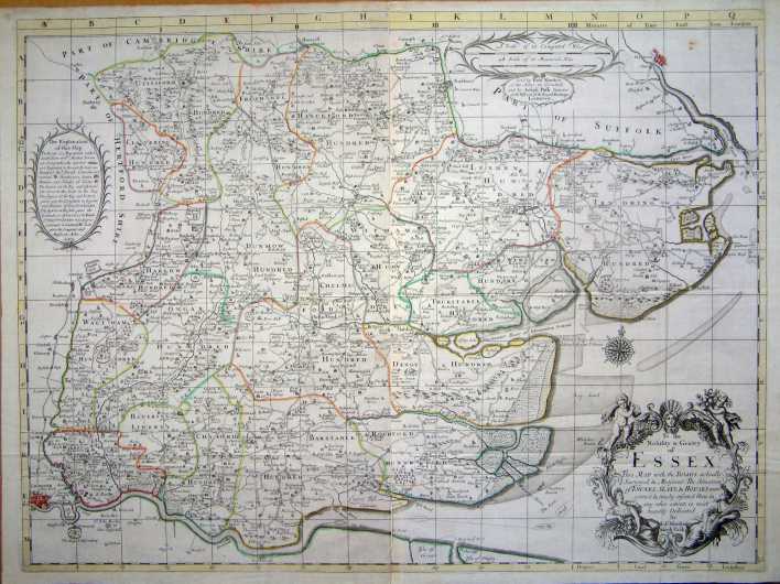 To the Nobility & Gentry of Essex This Map with the Roads actually ...