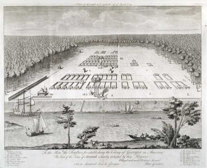 A View of Savannah as it stood on the 29th of March, 1734