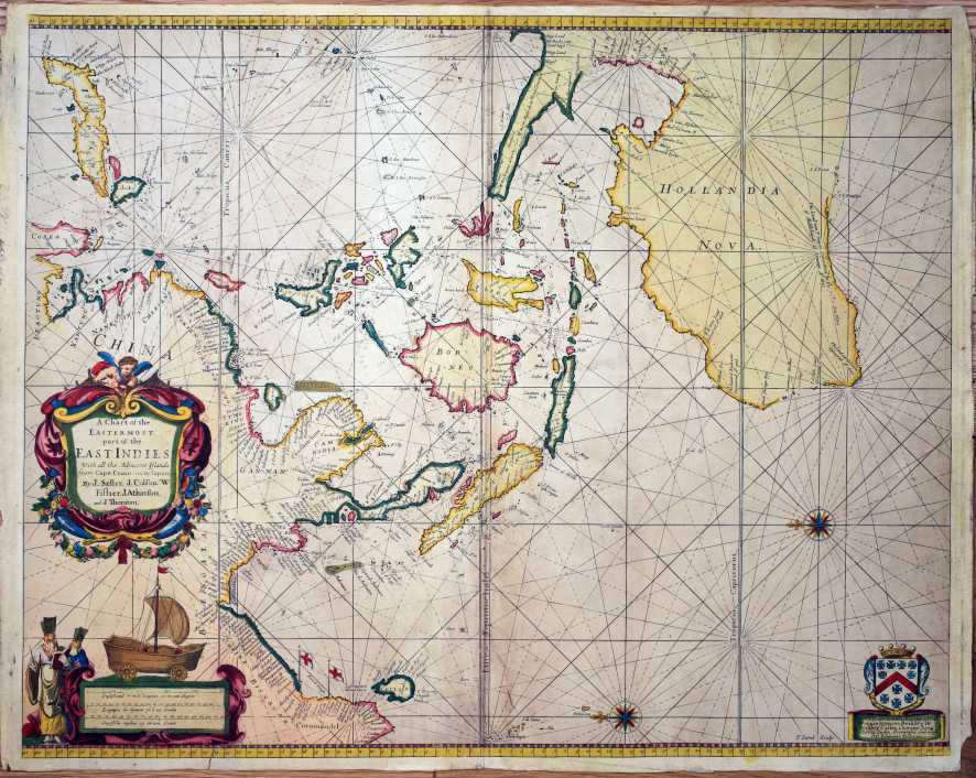 A Chart Of The Eastermost Part Of The East Indies With All The Adjacent 