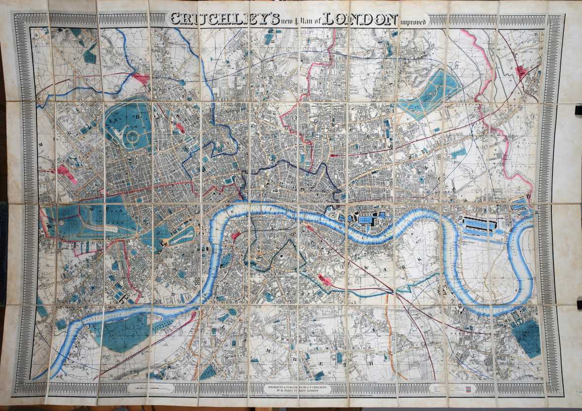 Cruchley's New Plan Of London, Improved