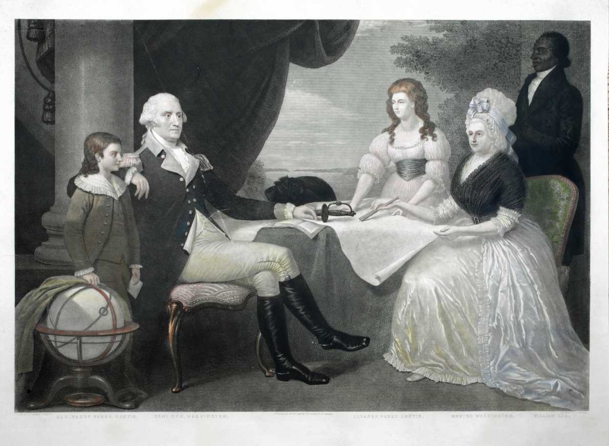 (George Washington and family)