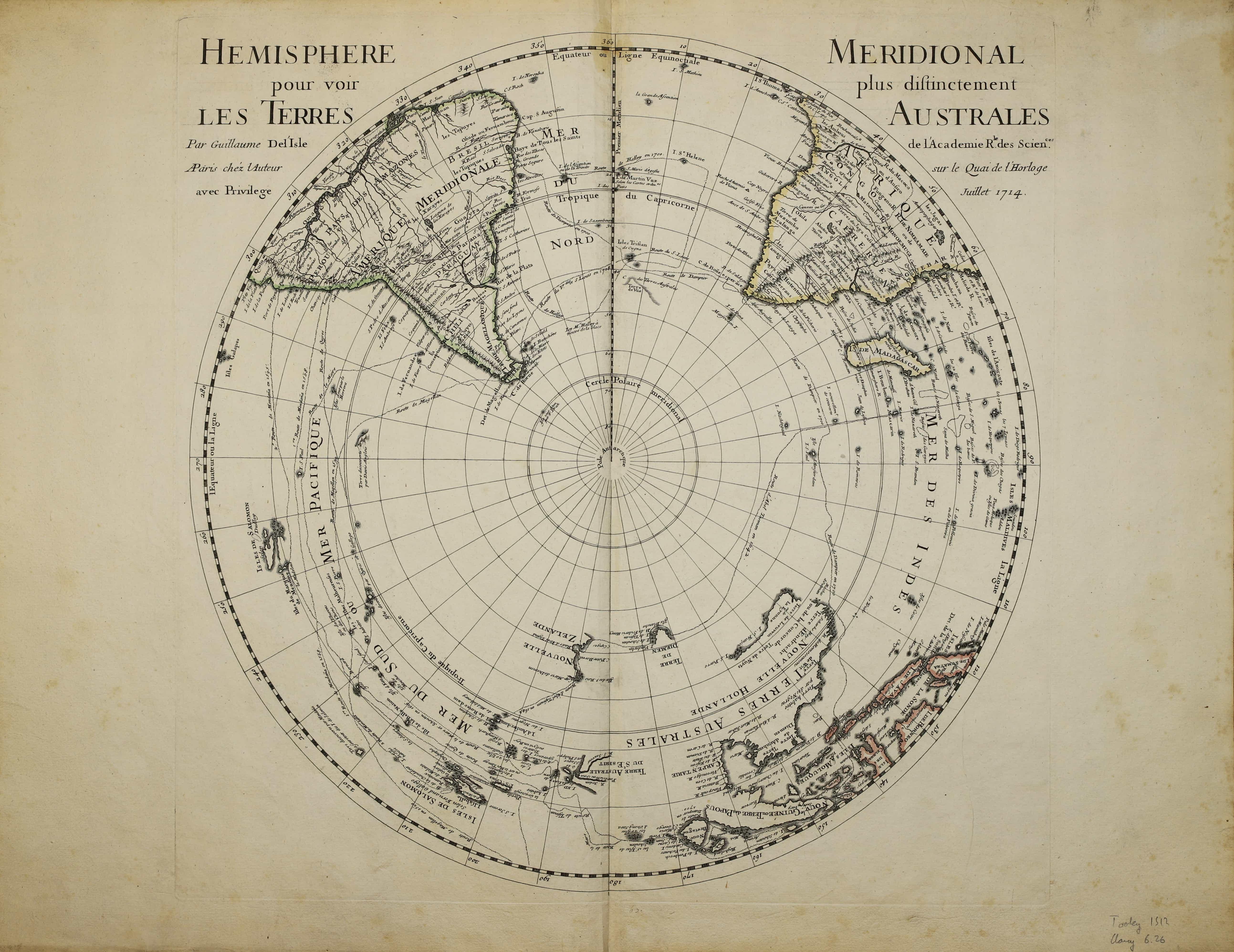 Hemisphere Septentrional pour Voir Plus Distinctement les Terres ...