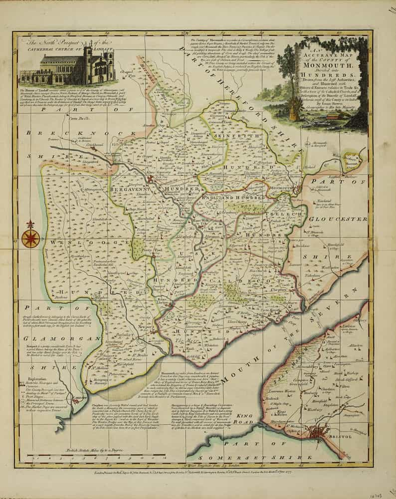 An Accurate Map of the County of Monmouth