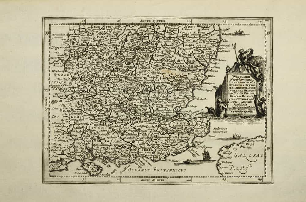 Rare maps of Hampshire