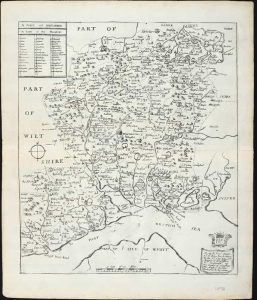 A Mapp of Hantshire