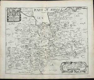 A Mapp of Surrey with its Hundreds