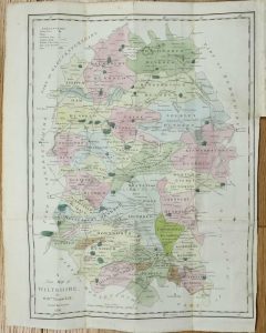 [A Topographical Survey of the Counties of Hants, Wilts, Dorset, Somerset, Devon, and Cornwall, Commonly called the Western Circuit] Wiltshire