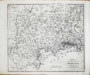 A Map of the County of Middlesex from the best Authorities