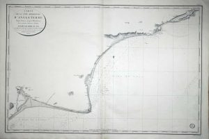 Carte de la cote meridionale d'Angleterre depuis Douvres jusqu'a Winchelsea