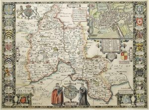 Oxfordshire described with ye Citie and the Armes of the Colledges of yt famous University. Ao. 1605