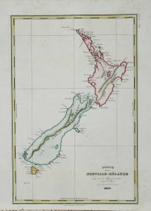 Carte de la Nouvelle-Zelande