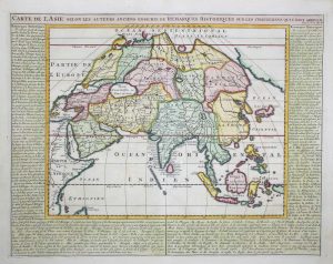 Carte de L'Asie selon les Auteurs Anciens enrichie de Remarques Historiques sur les Changemens qui y sont Arrivez