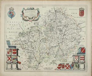 Wigorniensis Comitatus et Comitatus Warwicensis; nec non Coventrae Libertas. Worcester, Warwik Shire and the Liberty of Coventre