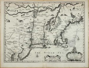 A Map of New England and New York