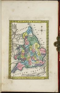 The Pocket Tourist & English Atlas, Being A New and Complete Set of County Maps, Exhibiting The Whole of the Turnpike Roads, Cities, Market Towns, Great Rivers, and Navigable Canals, with the distances from London. Also. The Number of Acres & Inhabitants, &c. &c Including a Copious Topographical Account of Each County