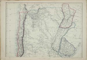 Southern States of South America. La Plata, Chili, Paraguay, Uruguay & Patagonia